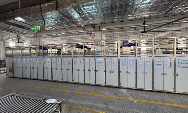 【超声波多槽式清洗机】12槽全自动不锈钢基体清洗线